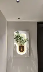 Home hydroponics, green plants, decorative paintings, wall lamps, living rooms, background walls, vase hanging paintings