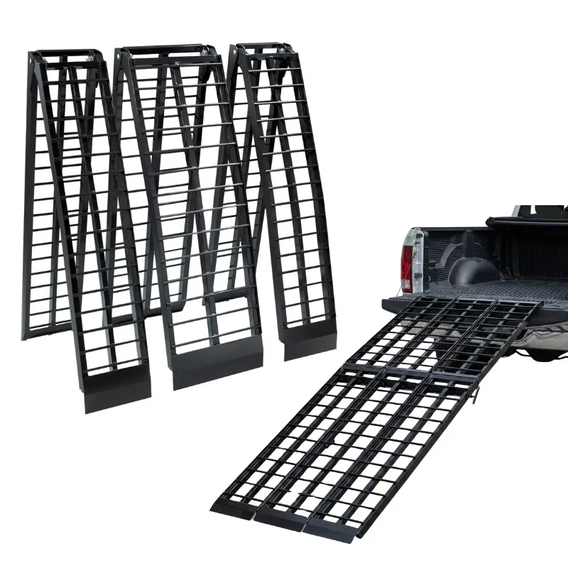 Aluminum Medium Folding Arch Three Piece Motorcycle Ramp