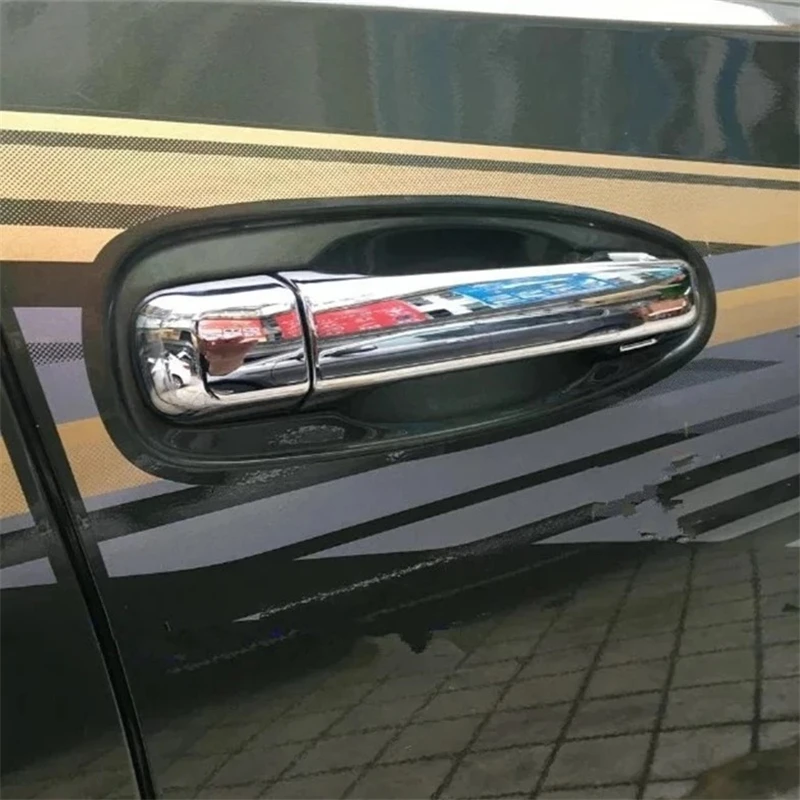 

Накладка на ручку двери WELKINRY для Toyota Land Cruiser V8 J200 2016-2021, хромированная, из АБС-пластика