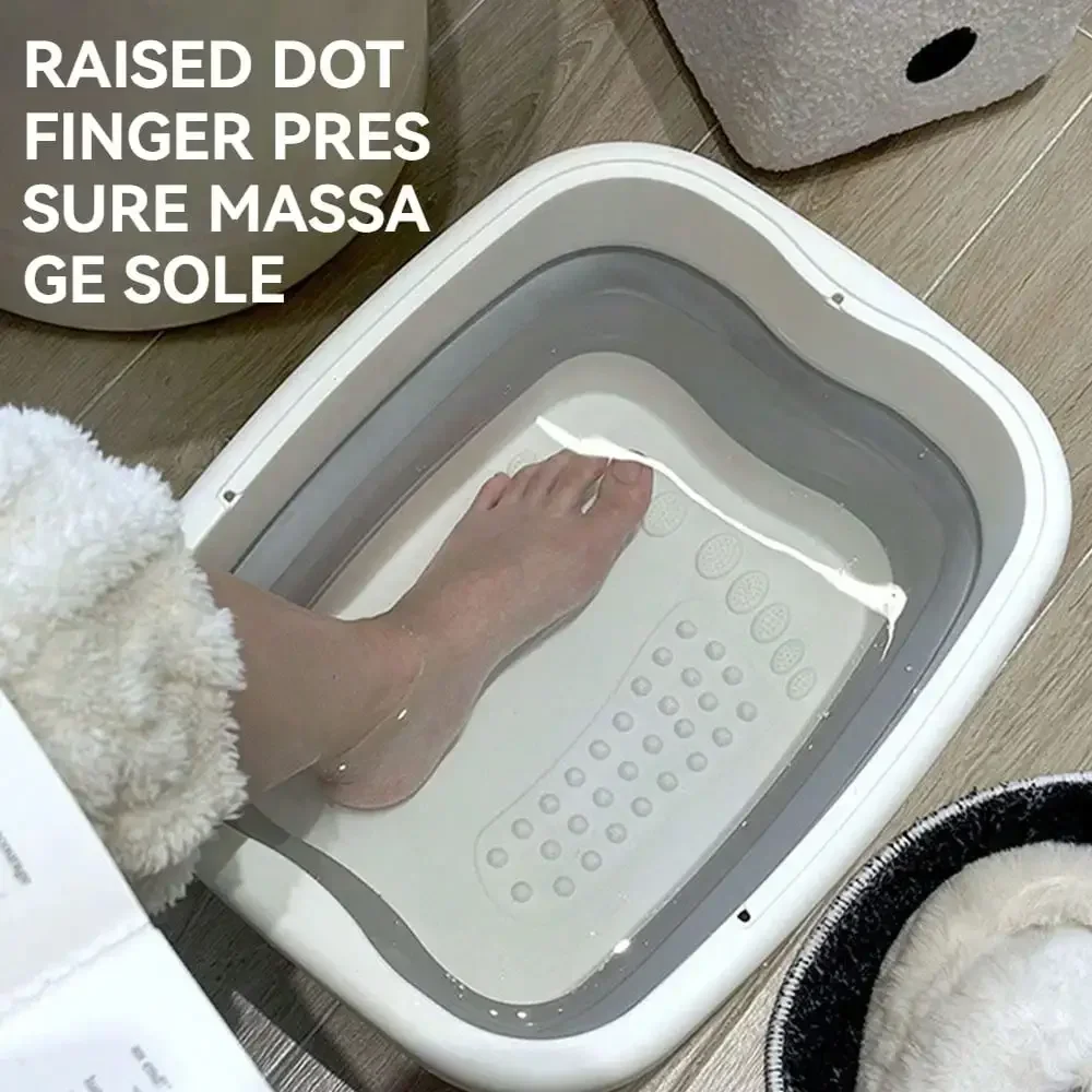 Foldable Foot Spa Tub, Foot Massage Bucket with Massage Points, Foot Soaking Bathtub, Birthday Gift for Women/Men/Mom/Boyfriend