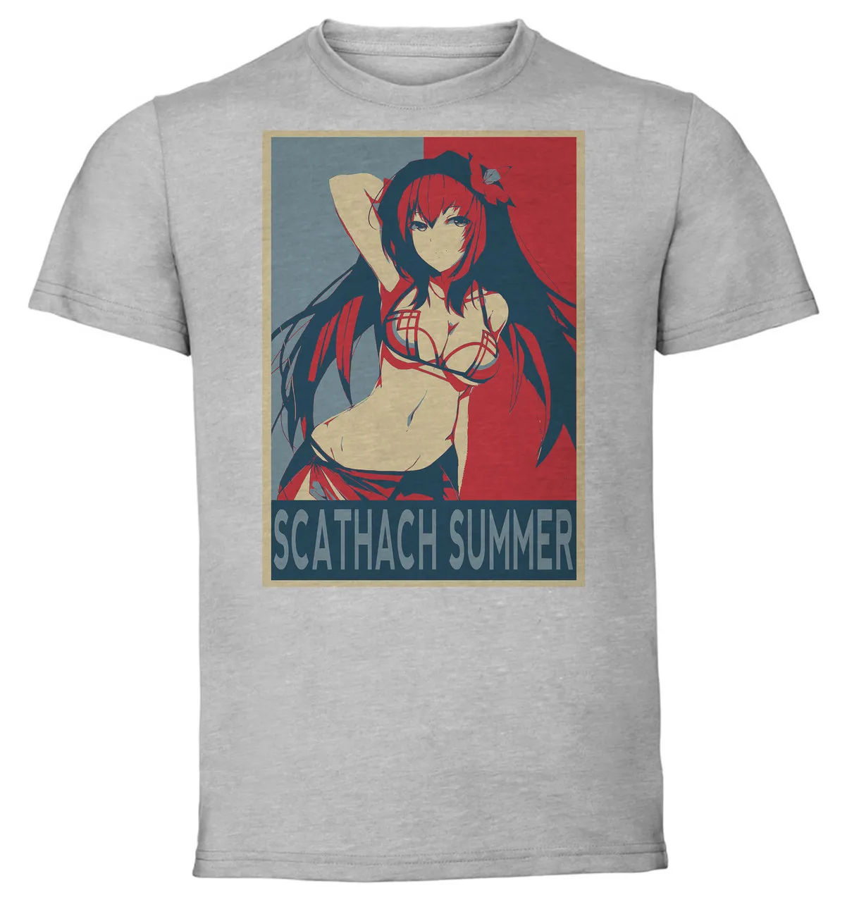 

T-Shirt Unisex - Grey - Propaganda - Fate Grand Order Scathach Summer