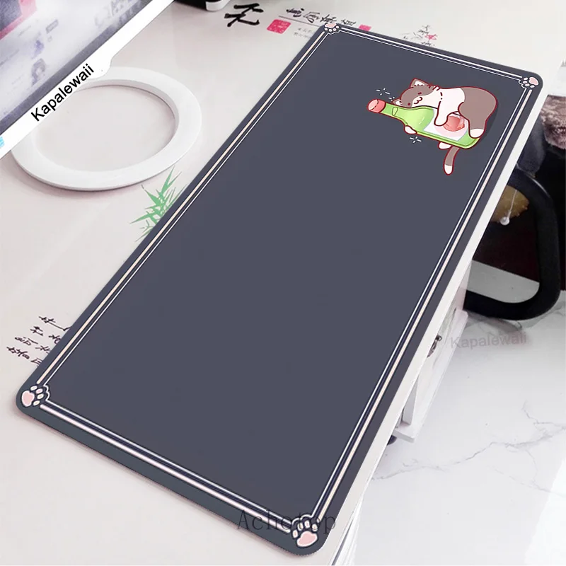 

Gamer Mouse Pad Cat Desgin Large Mousepad XXXL Non-slip Mouse Mat Gaming Accessories Keyboard Pads 100x50cm