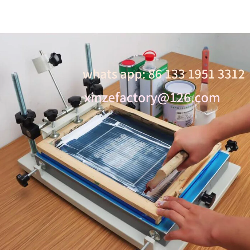 

Customizable 240x300mm Manual Screen Press Aluminium Frame Screen Printing Positioning DIY Silk Stencil Screen Printer Machine