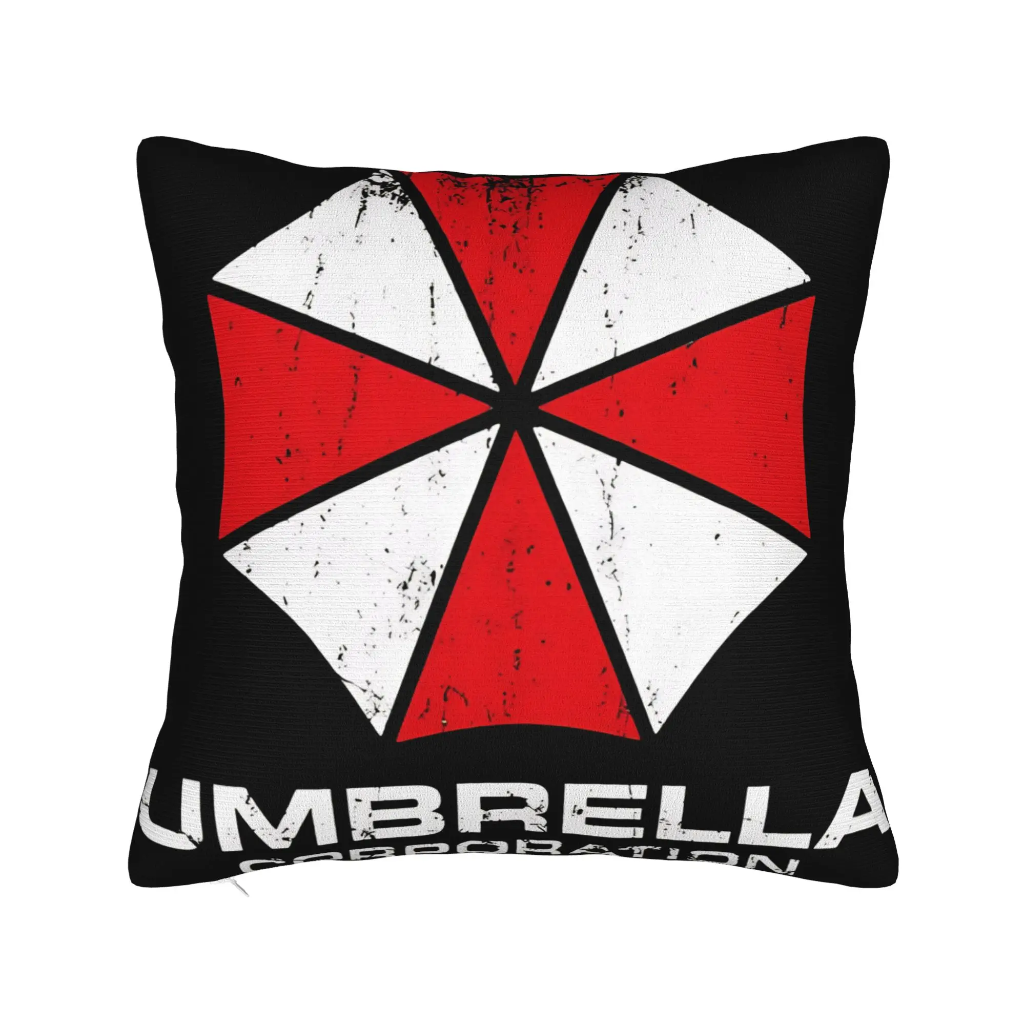 Pillow Cover Umbrella Corporations Retro Residents Evils  Kawaii Pillow Case For Living Room Sofa Pillowcases