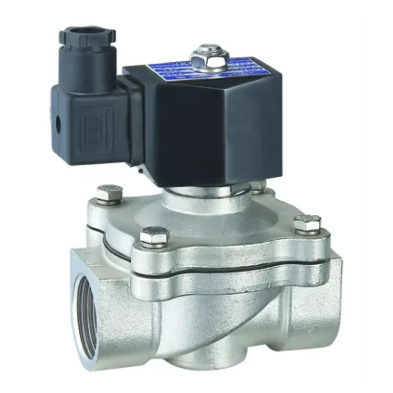 2W Series Brass Diaphragm Solenoid Valve Gas Media Base