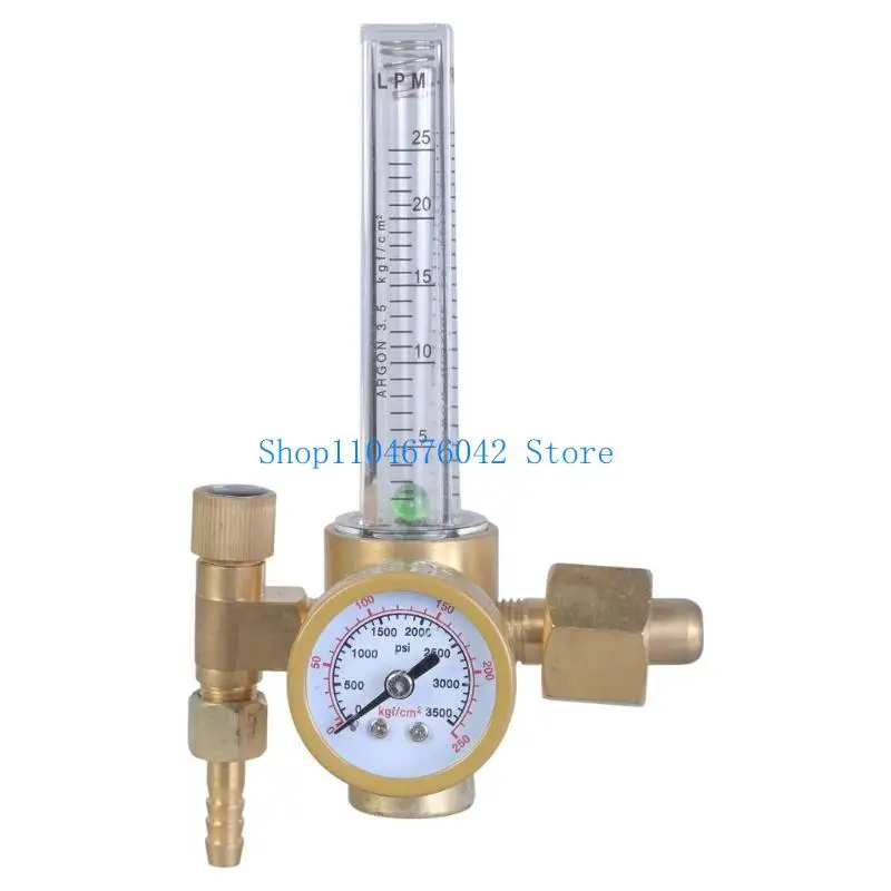 652F Gas Regulator Gauge Argon/CO2 Mig Tig Meter Welding Weld Full Copper Made