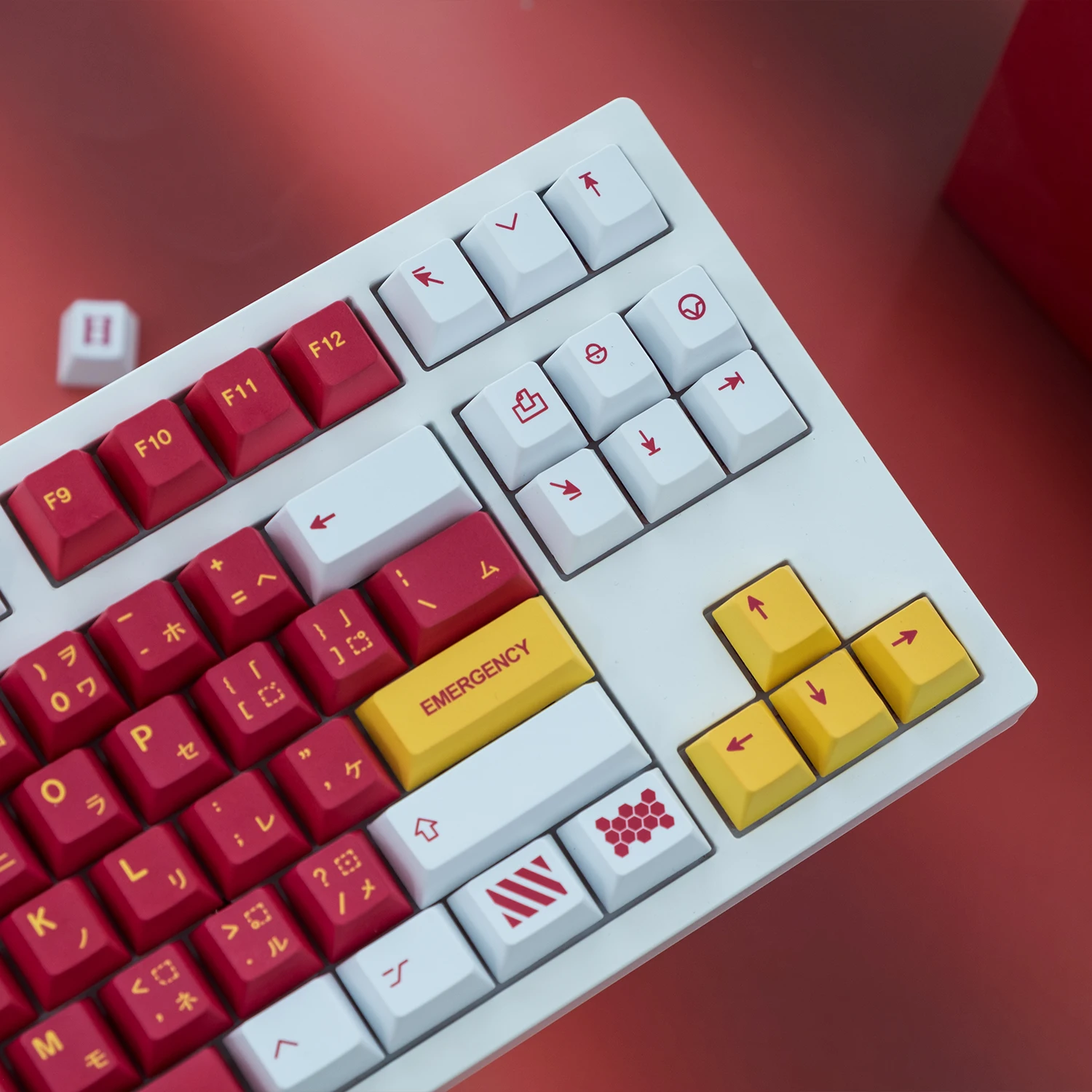 Imagem -04 - Teclado Mecânico Keycaps Gmk Machine Asuka Keycaps Pbt Sublimação Dye Cherry mx Switch 129 Chaves