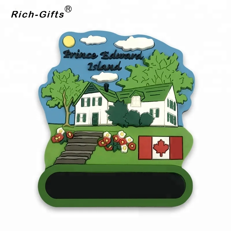 Personalized PVC Island Souvenir, Tourism Magnets for Fridge