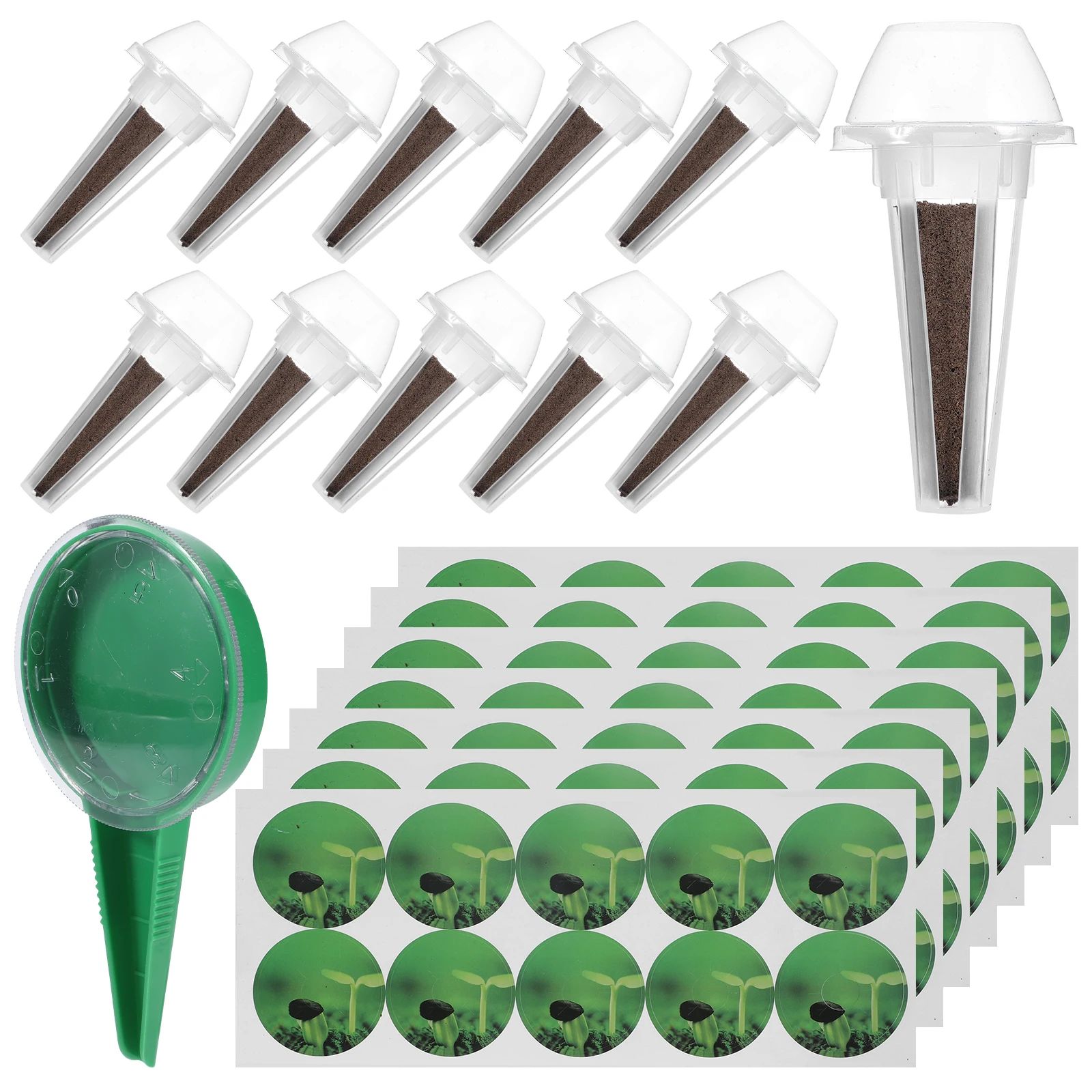 

Hydroponic Planting Baskets 1 Set Stable Durable Grow Baskets Slotted Design Strong Absorption Indoor Hydroponic System
