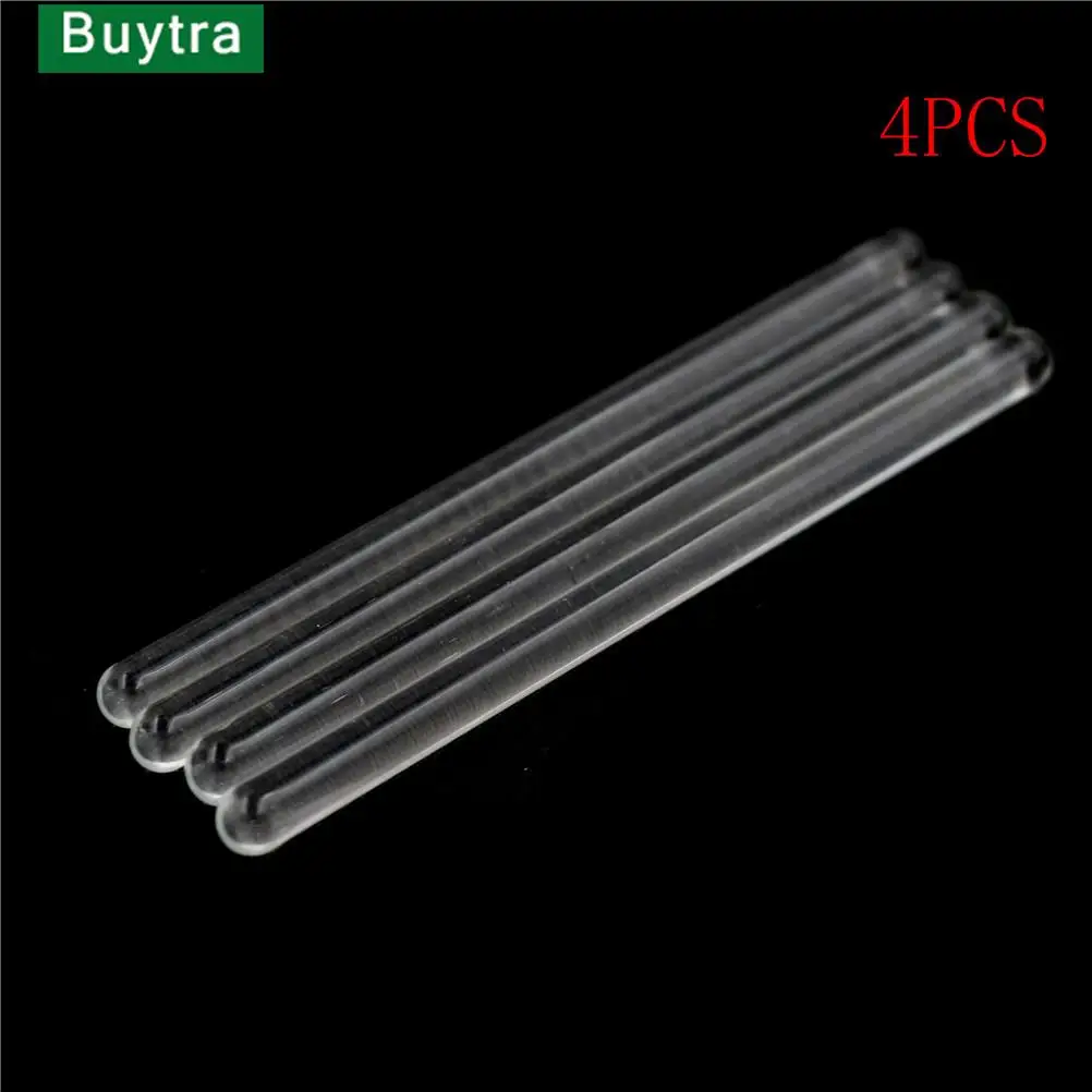 Hot sale 4pcs Glass Stirring Rod for Lab Use Stiring Stirrer Laboratory Transparent School Glass Buret Mixer 6*100mm Wholesale