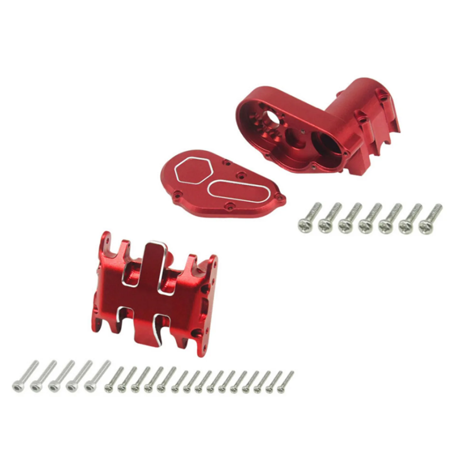 Aluminum Gear Box and Skid Plate for Axial SCX30 1/30 RC Cars Upgrade Parts