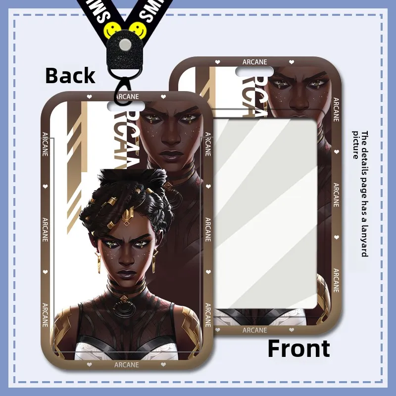 Arcane Jinx Fashion Card Cover Plastic Badge Holder Lanyard Business Card Holder ID Cards Holder Door Cards Case Small Gifts New