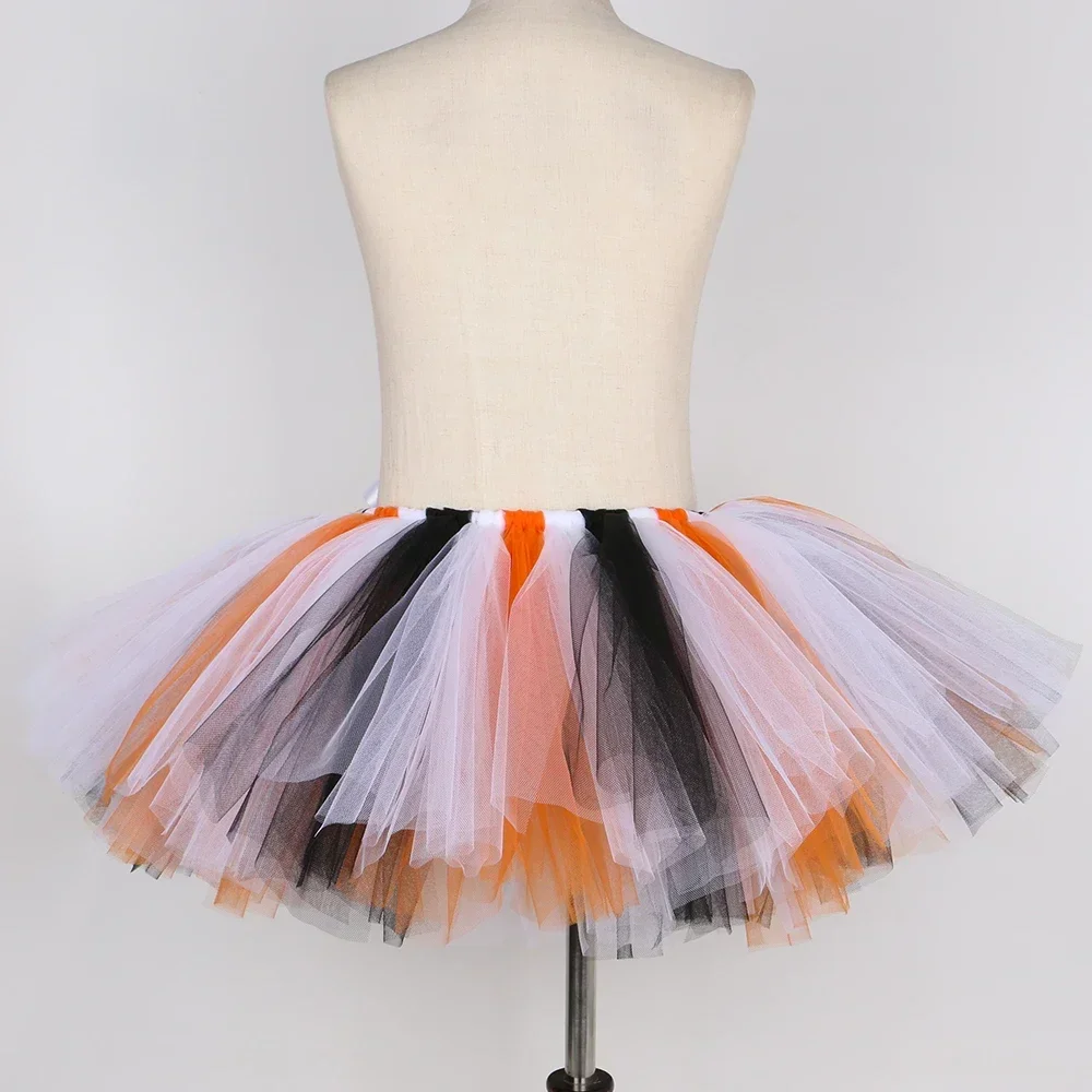 Kids Tiger Tutu Costume for Girls Fluffy Tutu Skirt Set Toddler Girls Mini Tulle Skirt Halloween Birthday Party Animal Dress Up