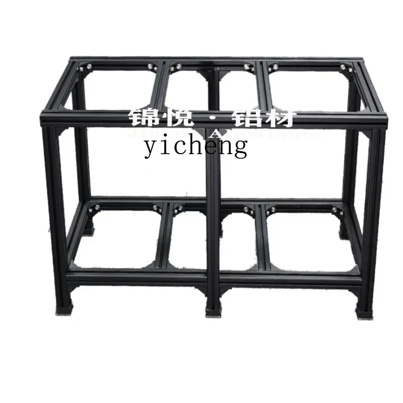 

ZZ aluminum alloy fish tank shelf black aluminum alloy fish tank bottom cabinet turtle tank bottom cabinet