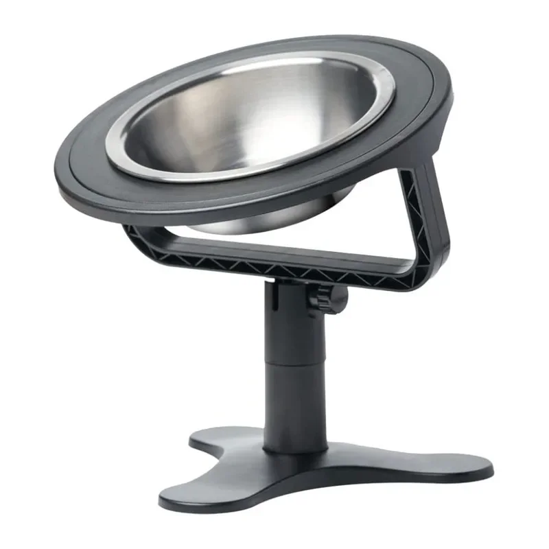 

Elevated Dog Bowl Stand Cat Feeding Bowls Adjustable Height Stainless Steel Food Bowls Stand Dogs Accessoires Pet Products