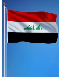 60x90cm 90x150cm Iraq Flag Activity Decorative National Banner For Decoration 2x3ft/3x5ft The National flag