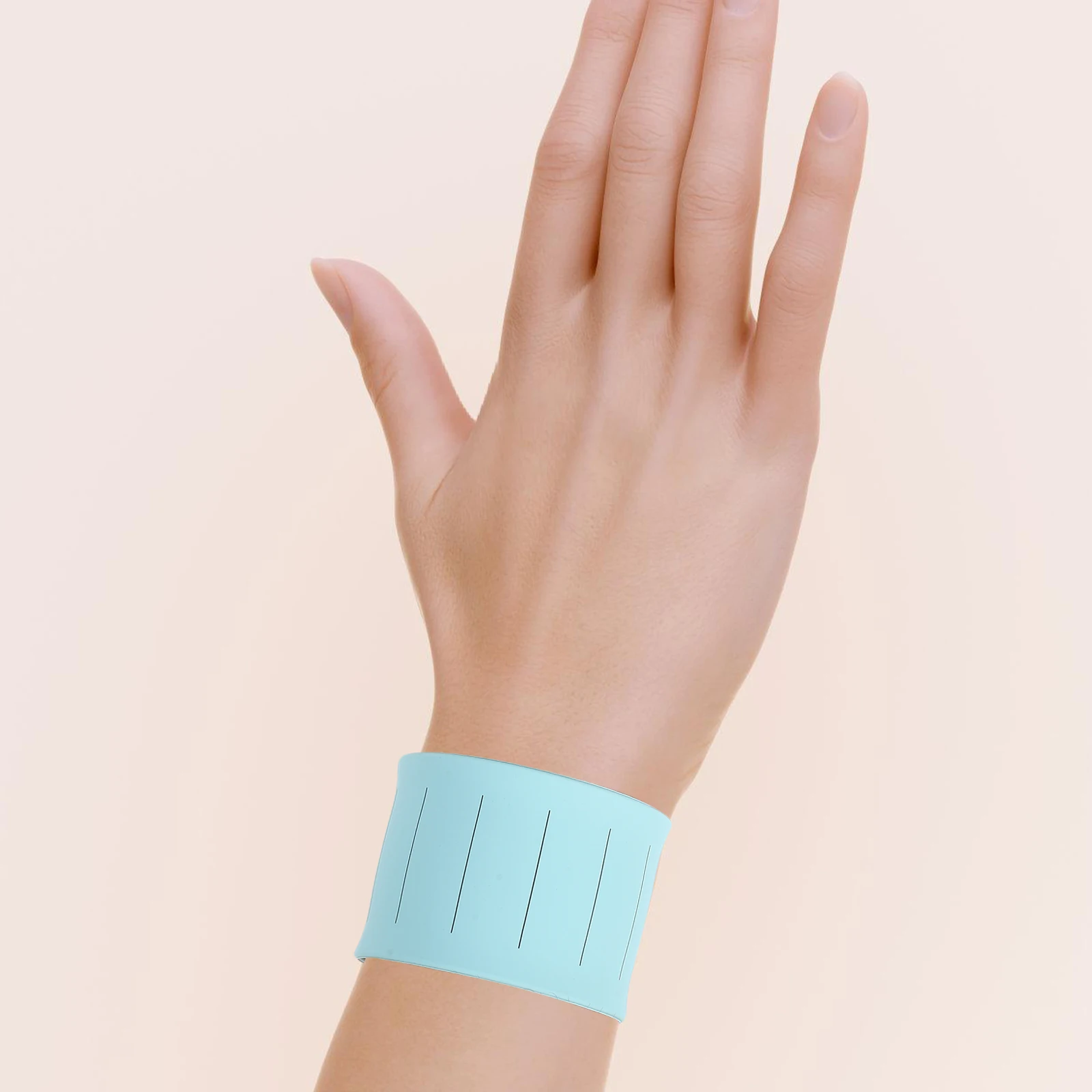 6pcs Memo Bracelet Reusable Erasable Wristband Notepad Silicone Slap Bands Dry Ruler Nurse Portable Practical Students