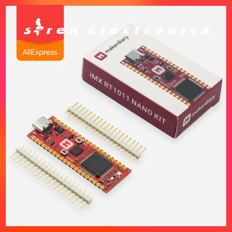 iMX RT1011 Nano Kit High-performance microcontroller board with Arm Cortex-M7 @ 500 MHz