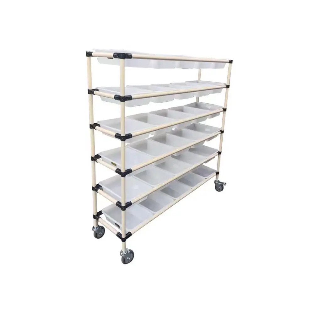 LH workshop distribution truck, warehouse material rack, express packaging, multi-layer mobile picker