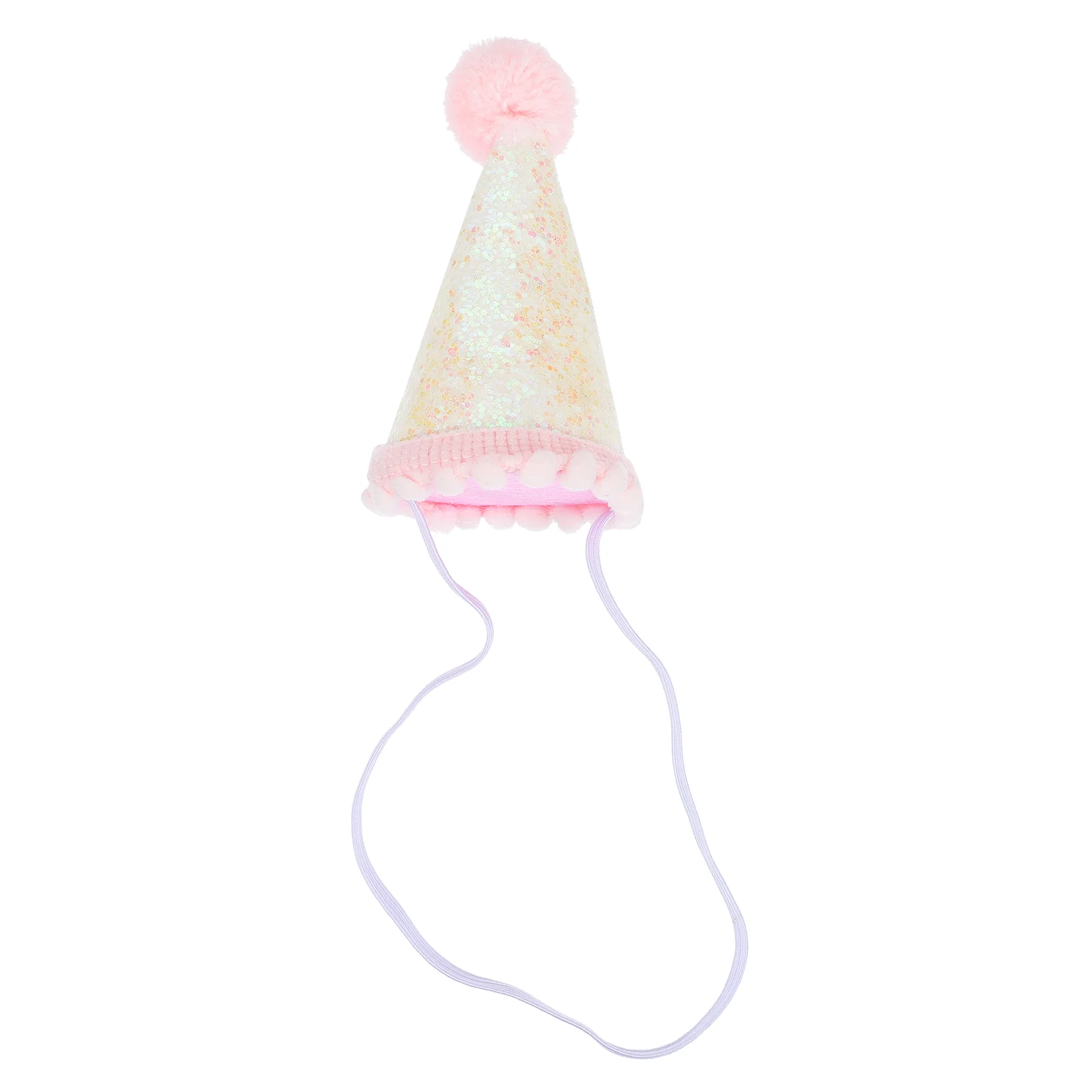 

Glitter Party Hat Children Birthday Baby Cartoon Headgear Flash Hats Caps