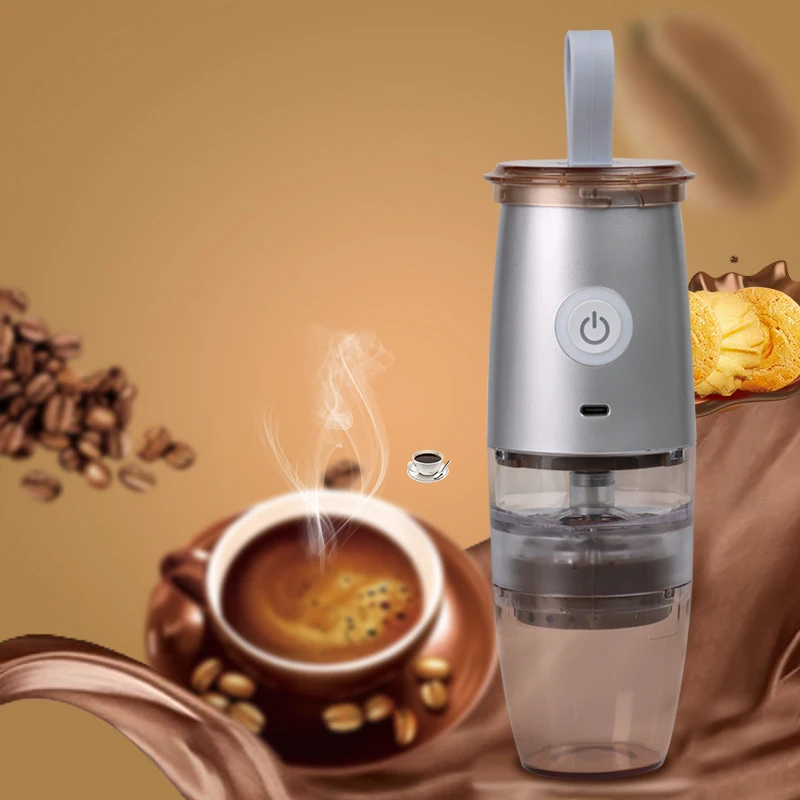 

Freshly Ground Coffee Bean machine USB Rechargeable portable KF-01 Electric Ground Coffee bean hand grinder