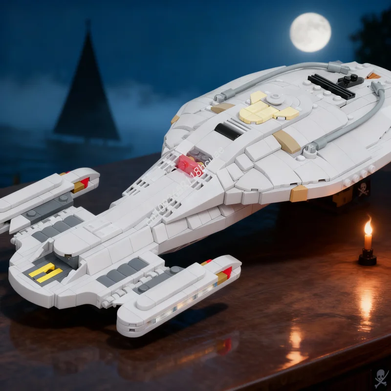 

601pcs MOC Intrepid Class Space Model Building Blocks Construction Creative Christmas Gift Idea Toys DIY Education Brick