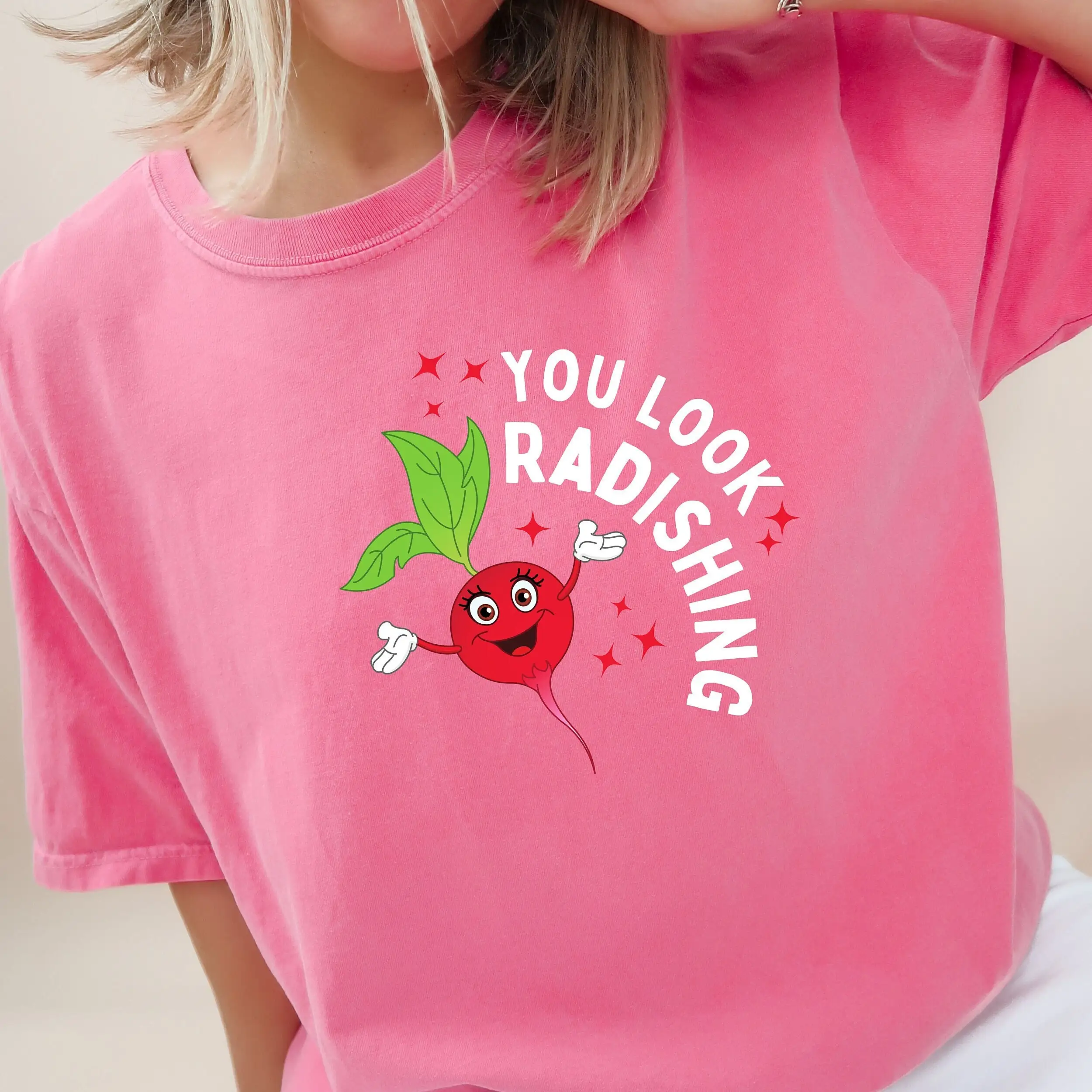 Funny Vegetable Pun Radish Comfort Colors T Shirt You Look Radishing Garden Humor For Farmer'S Wife Mother'S Day Farm Girl