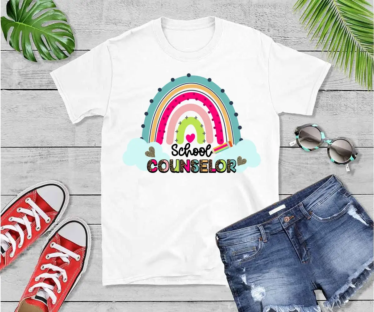 School Counselor T Shirt Back To Idea Outfit