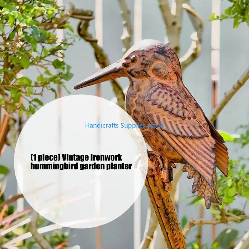 R1WA Simulation Bird Stakes Living Room Ornaments Home Artificial Crafts Garden Sculpture Porch Yard Decoration