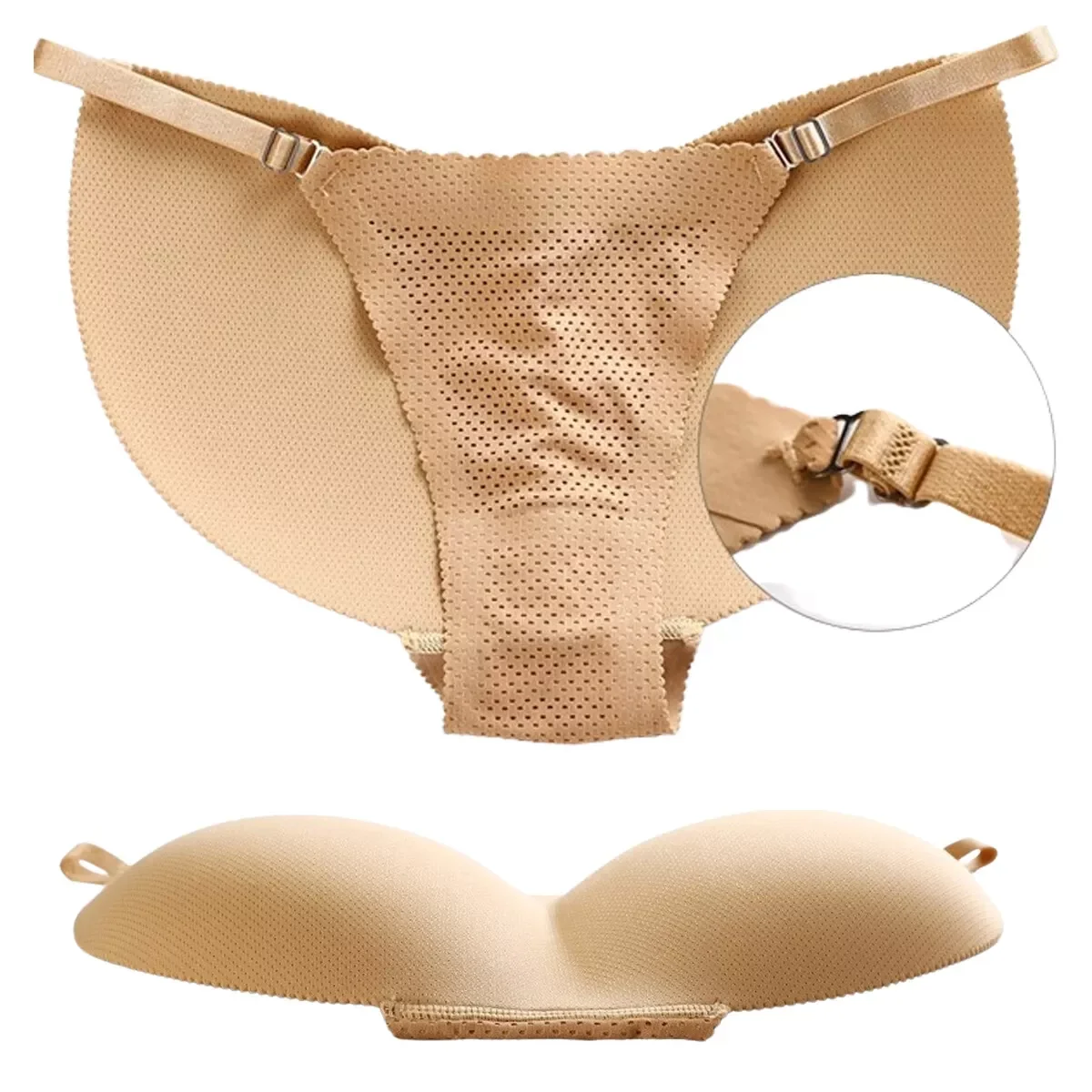 Butt Lifter Panties For Women Seamless Padded Underwear Booty Pads Hip Enhancer Panty Push Up Shaper Thongs Fake Ass Shapewear