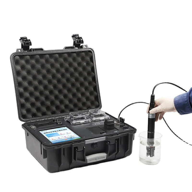 Equipamento de teste portátil detector de nitron de amônia COD com módulo de sensor e conjunto completo de acessórios que incluyen 2 conjuntos Reant