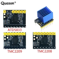 TMC2208 TMC2209 ATD5833 V2.0 With Heat Sink Stepper Motor Driver StepStick 3d Printer Parts 2.5A 256 Subdivision Silent Printing