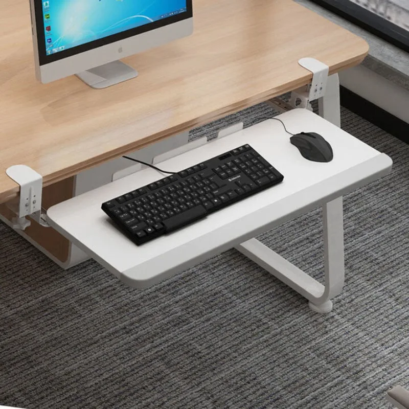 حامل لوحة المفاتيح تحت الطاولة بدون شريحة تثقيب ولا تركيب