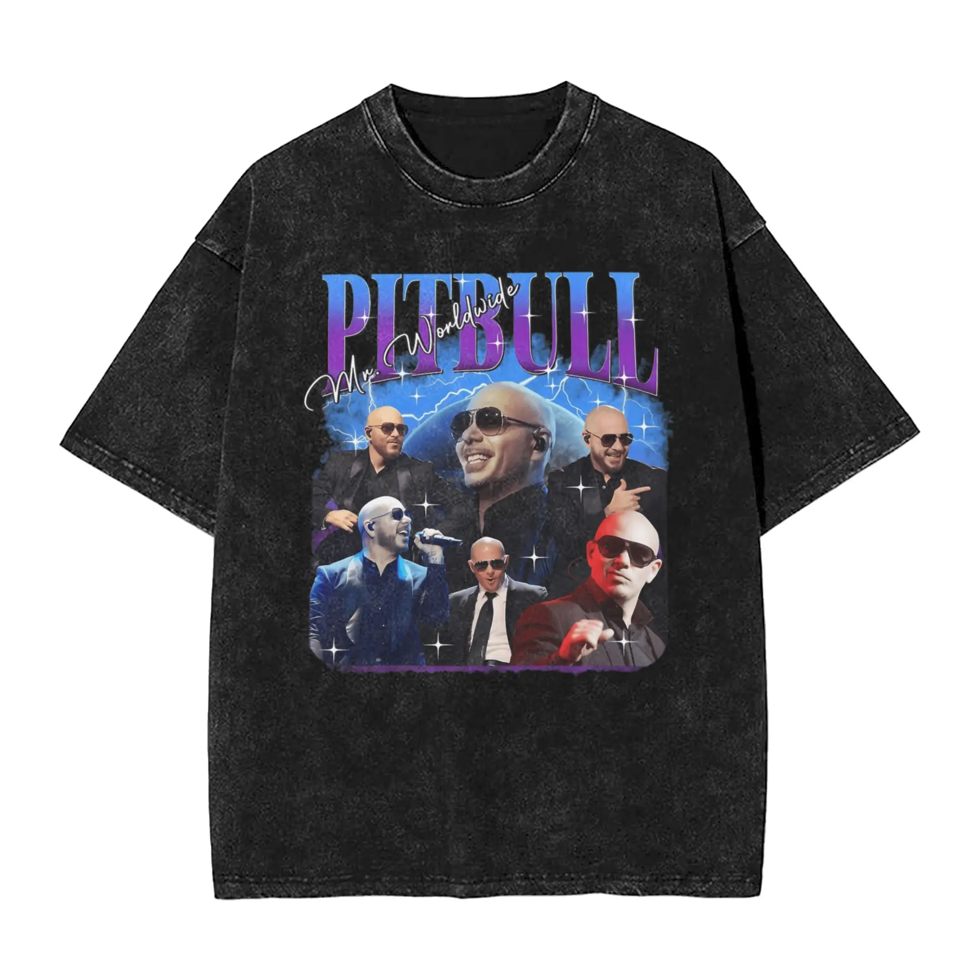 

Футболка Mr Worldwide Pitbull, летние футболки в стиле ретро Y2K, популярная хлопковая футболка для мужчин, футболки с короткими рукавами на заказ «сделай сам»