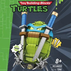 Movie Game Ninja Turtles Turtleshell MOC WGC 66033 Model 1266PCS Building Blocks Brick Puzzle Toys for Adult Kids Children Gift