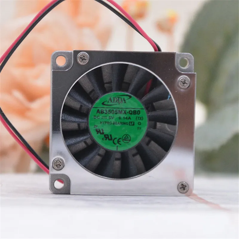 ADDA AB3505MX-QB0 3507 35MM Note book fan Laptop Blower Fan 35x35x7MM Fluid Bearing3.5cm Cooling fan DC 5V with Aluminum shell