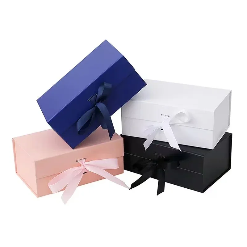 Large Cardboard Gift Box With Magnetic Lid 3 layer Gift Box For Presents Gift Packaging Party Favors Box