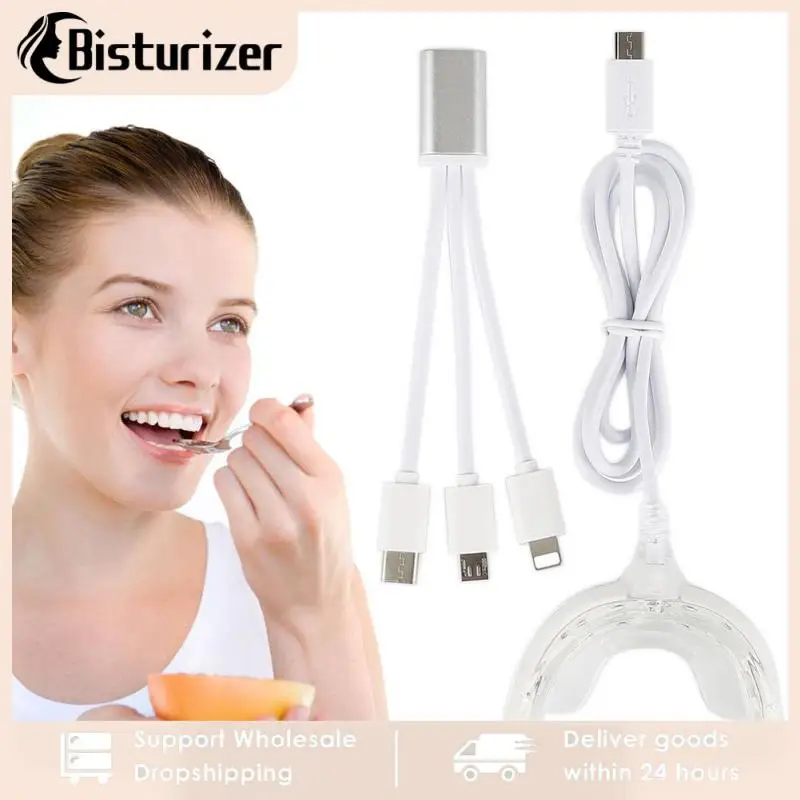 Portable Smart LED Teeth Whitening Device Whitening Teeth USB Charging Whitening Blue Light Cold Light Instrument