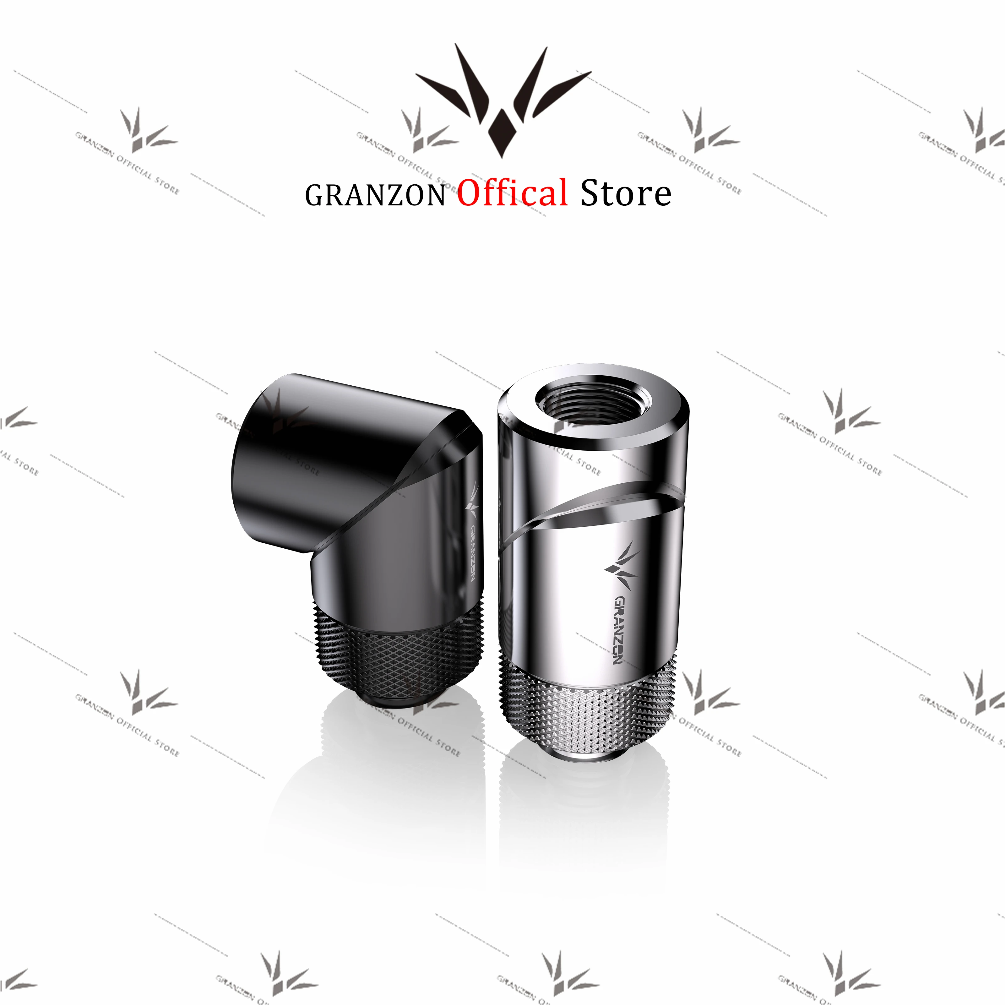 

Granzon GD-SK G1/4''Multi-direction Rotary fittings 360 degree split water cooling fitting Adapter Male to Famale Connector