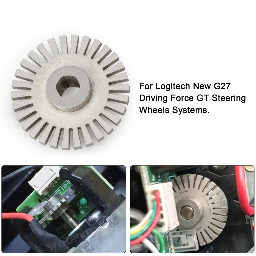 30 Slot 60 Slot Optical Encoder Simulator for For LOGITECH G25 G27 Steering Wheel with Long Lasting 304 Stainless Steel Material