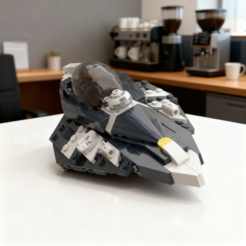207pcs MOC Plo Koon S Delta Starfighter Blade Dorin Model Building Blocks Construction Idea Brick Kids DIY Christmas Gifts Toy
