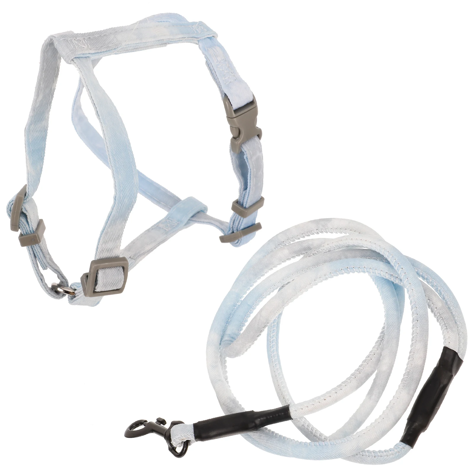 

Collar Harness Vest Bow Tie Pet Kitten Bowtie Leash Strap with Polyester