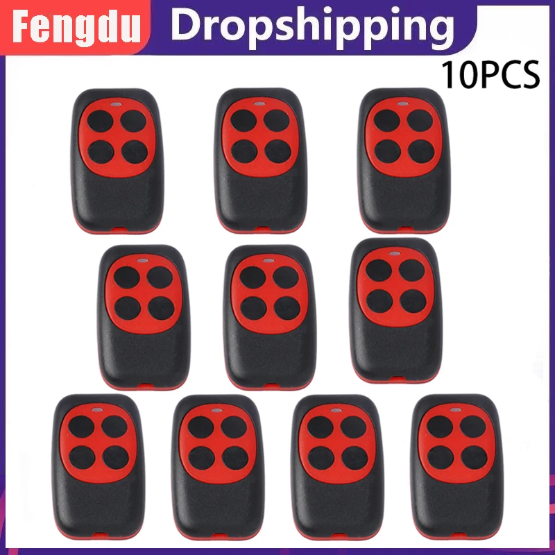 

433Mhz Garage Door Copy Remote Control 10PCS Cloning RF Transmitter Wireless Remote Control 433.92Mhz For Gate Duplicator