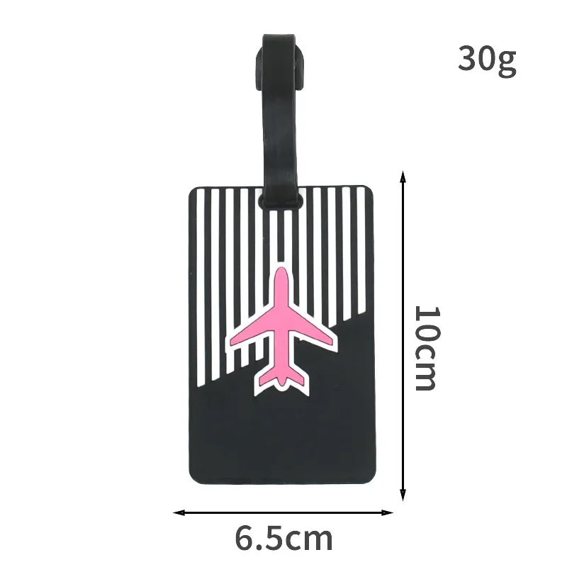 Kawaii Pikachu อะนิเมะกระเป๋าเดินทางแท็กซิลิโคนกระเป๋าเดินทาง ID ผู้ถือที่อยู่ Baggage Boarding แท็กแบบพกพาป้ายอุปกรณ์เสริมของขวัญ