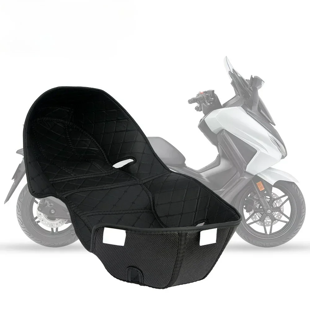 For Honda Forza350 / ADV350 Motorcycle Modified Seat Bucket Pad, Fully‑Enclosed PU Artificial Leather Storage Box Liner Cushion