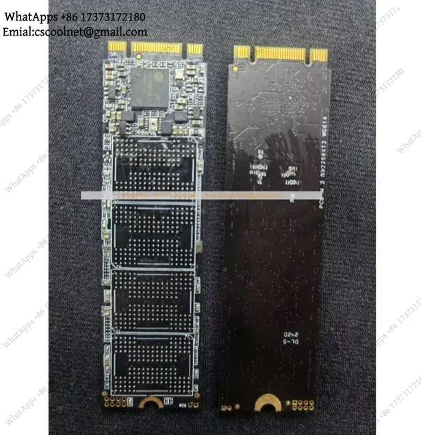 YX2 SM2259XT3 SSD Board M.2 2280 for Silicon Motion Huirong — BGA132 Main Control PCB with 4 Thermal Stickers, New
