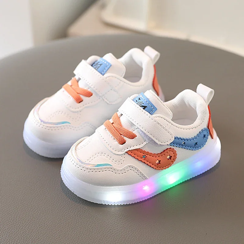 Tenis Children Led Shoe Boys Girls Lighted Sneakers Glowing Shoe for Kids Soft Soled Breathable Casual Infant Toddler Baby Shoes