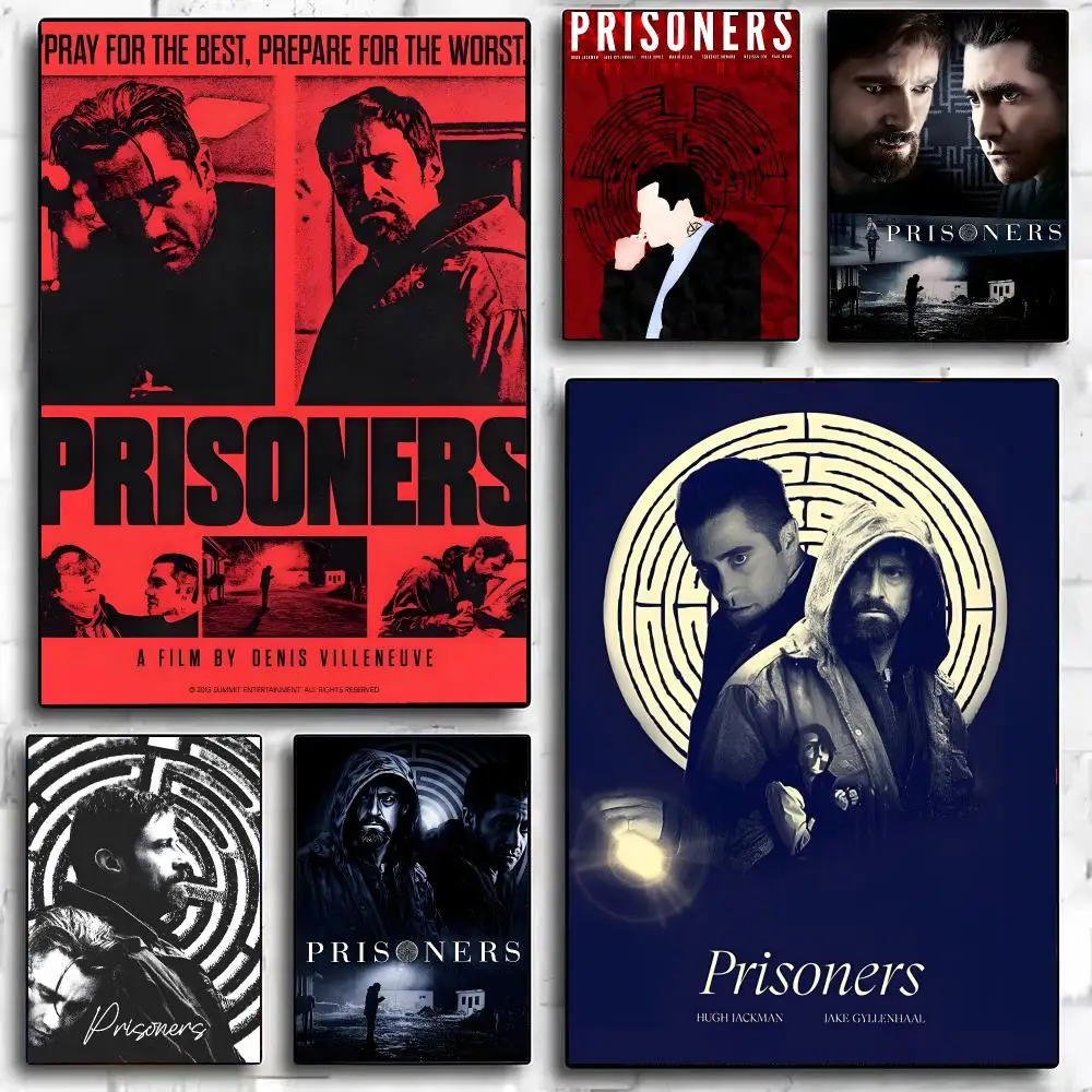 Crime Movie P-Prisoners Poster Painting And Print Wall Art Picture For Home Room Decor Gifts