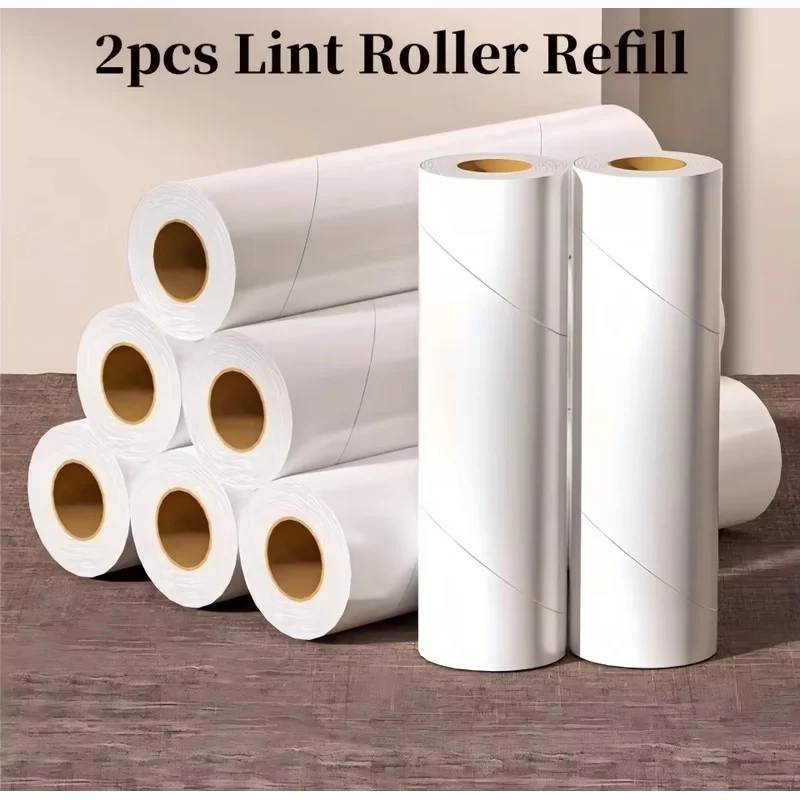 Each Pack - 120 Sheets of Extra Sticky Dust Roller Replacement, 16/19/24cm Wide - Manual Pet Hair Remover for Furniture and Carp