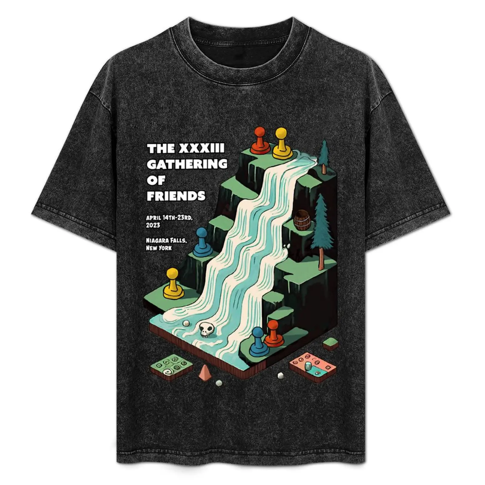 

Gathering of Friends 2023 T-Shirt tshirts personalised summer clothes Men's cotton t-shirt